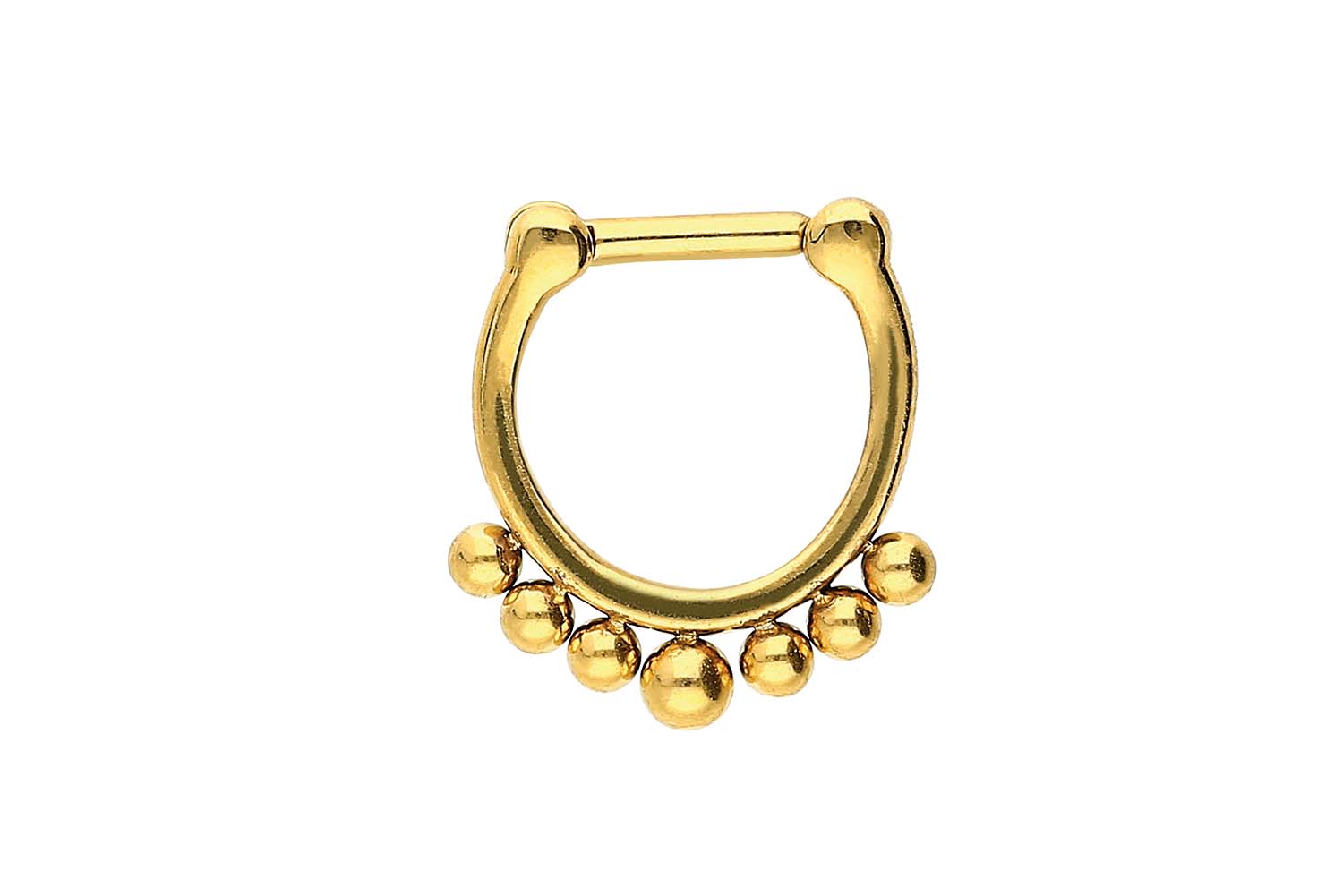 Chirurgenstahl Clicker 7 KUGELN ++SALE++ von Piercingline